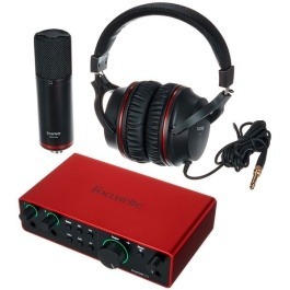 FOCUSRITE SCARLETT 2I2 STUDIO 4TH ΚΑΡΤΑ ΗΧΟΥ 2I2 4TH GEN+ ΜΙΚΡΟΦΩΝΟ + ΑΚΟΥΣΤΙΚΑ