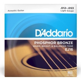 D’Addario EJ-16 Χορδές Ακουστικής Κιθάρας