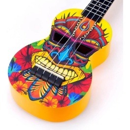 Mahalo Art – Tiki Soprano Ukulele