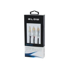 Blow Καλώδιο 3.5mm male – RCA female Μαύρο 0.15m (DM-91-240)