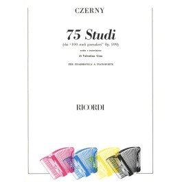 Carl Czerny 75 Studi (Dai ‘100 Studi Giornalieri op. 599’)