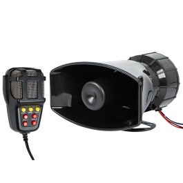 Hλεκτρικό Μεγάφωνο-Κόρνα-Τηλεβόας MP-518 με μικρόφωνο αυτοκινήτου 100W 12V με 7 διαφορετικούς ήχους BLOW