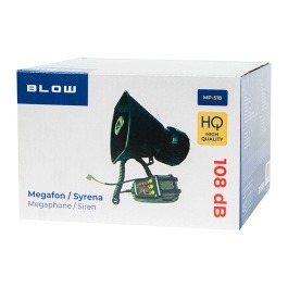 Hλεκτρικό Μεγάφωνο-Κόρνα-Τηλεβόας MP-518 με μικρόφωνο αυτοκινήτου 100W 12V με 7 διαφορετικούς ήχους BLOW