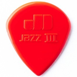 DUNLOP 47R3N Jazz III Pick Red Nylon