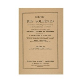 Solfege Des Solfeges, Vol.6B