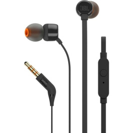 JBL T-110 Black In-Ear Headphones ΔΙΠΛΟ