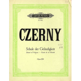 Czerny Schule der Gelaufigkeit/SChool of Velocity – Op. 299