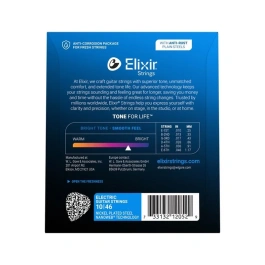 ELIXIR 12052 Χορδές Ηλεκτρικής Κιθάρας Nanoweb Coating .010-.046 Light