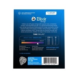 ELIXIR 12102 Χορδές Ηλεκτρικής Κιθάρας Nanoweb Coating .011-.049 Medium