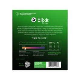 ELIXIR 14202 Χορδές 5-χορδου Ηλ.Μπάσου Nanoweb Coating .045-.130 Light Long Scale