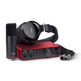 FOCUSRITE SCARLETT 2I2 STUDIO 4TH ΚΑΡΤΑ ΗΧΟΥ 2I2 4TH GEN+ ΜΙΚΡΟΦΩΝΟ + ΑΚΟΥΣΤΙΚΑ
