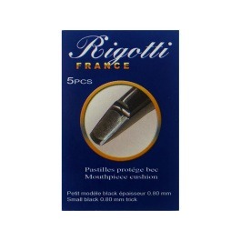 Προστατευτικά Αυτοκόλλητα Επιστομίου Rigotti Μαύρο 0,80mm Small (5 τμχ)